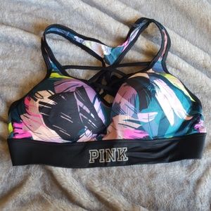 PINK ultimate pushup sports bra